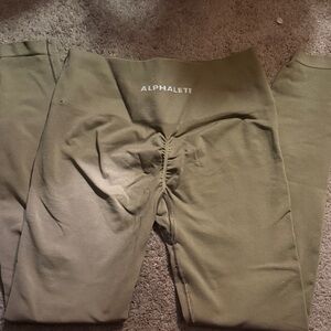 Alphalete Sage Green Leggings